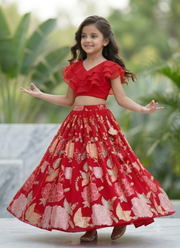 Kids Georgette Lehenga Set 3