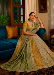 Roman Satin Silk Lehenga 8