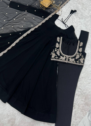 Fox Georgette Anarkali Set with Fancy Dupatta 8