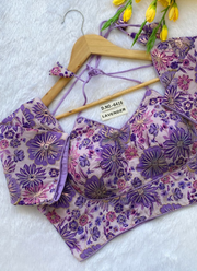 Partywear Blouse with Half Sleeves & Premium Padding 7