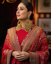 Red Georgette Salwar Kameez – Karwa Chauth Special Elegance 4
