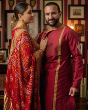 Red Georgette Salwar Kameez – Karwa Chauth Special Elegance 5