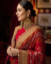 Red Georgette Salwar Kameez – Karwa Chauth Special Elegance 8