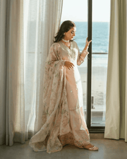 Farshi Salwar Suit – Embroidered Crepe Set with Chinon Silk Dupatta 6