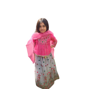 Multicolor Cotton Lehenga for Kids – Vibrant Festive Wear 1
