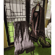 Green Ajrak Salwar Suit – Pure Modal with Jari Border Dupatta 8