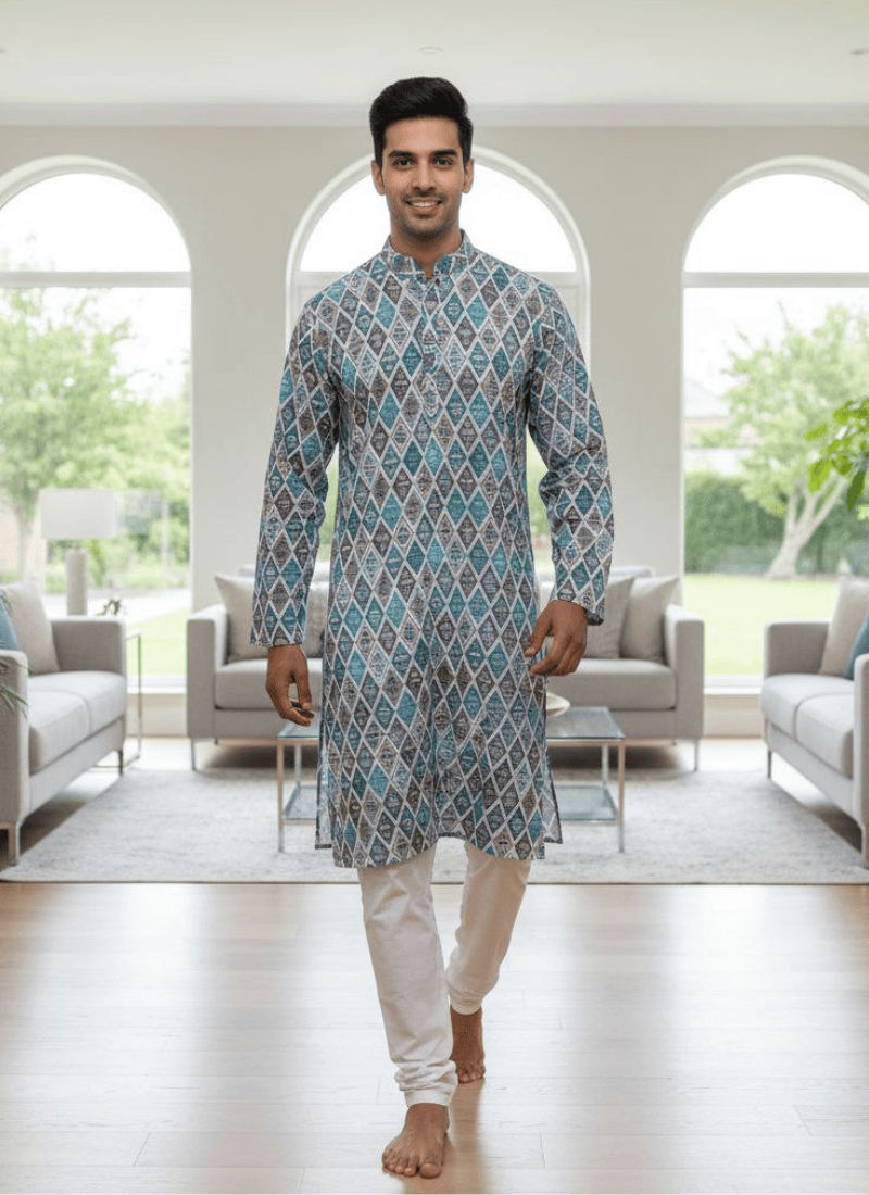 Linen Cotton Men’s Kurta