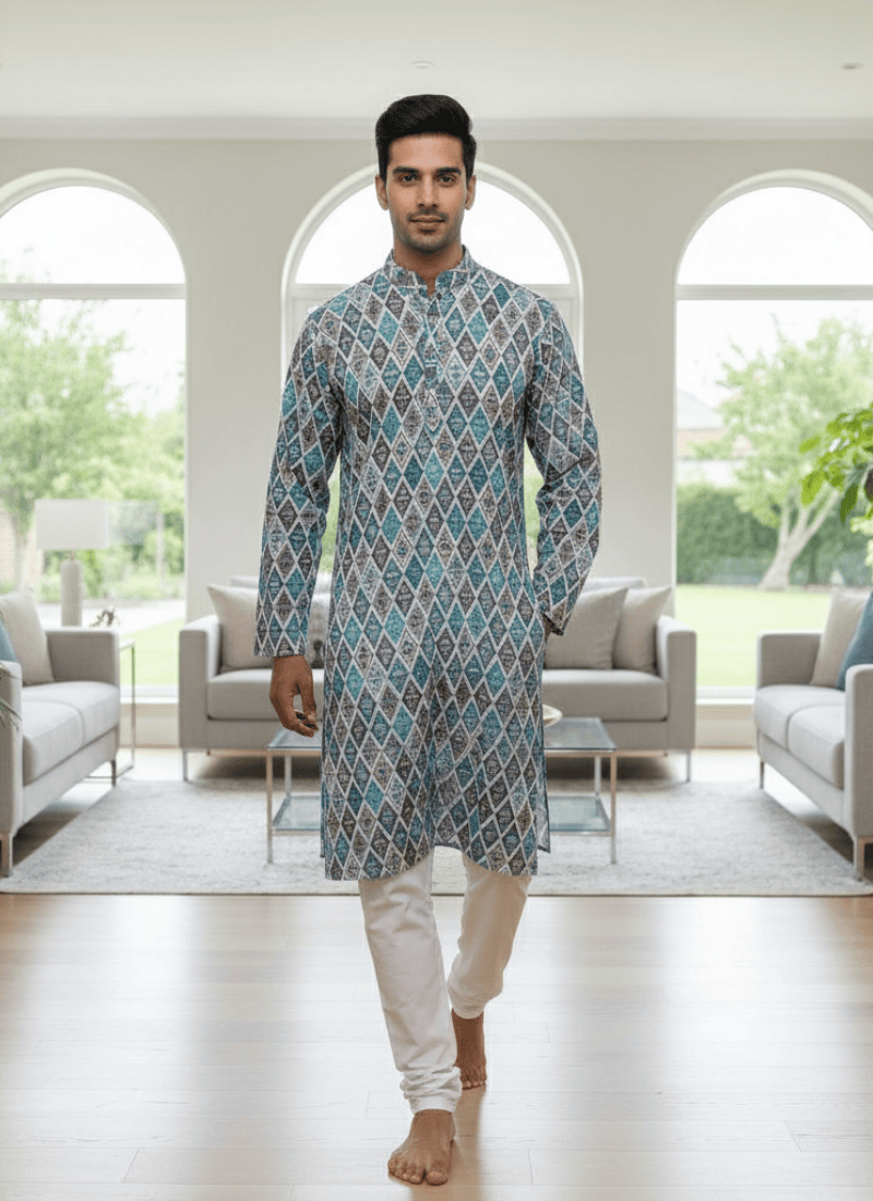 Linen Cotton Men’s Kurta