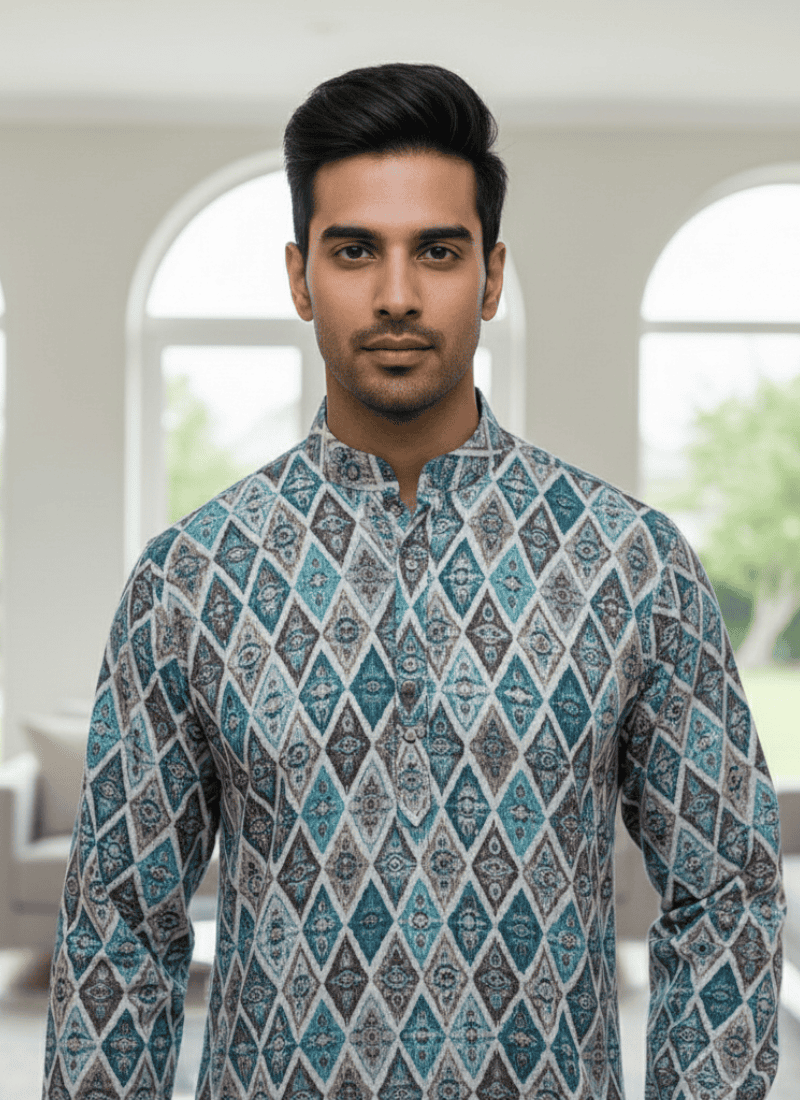 Linen Cotton Men’s Kurta