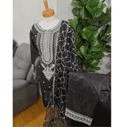 Black Pakistani Salwar Suit – Cotton Pajama 9