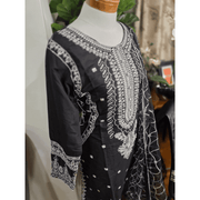 Black Pakistani Salwar Suit – Cotton Pajama 8