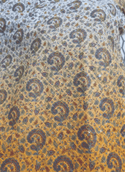 Dual Tone White & Orange Men’s Kurta with Embroidery 6