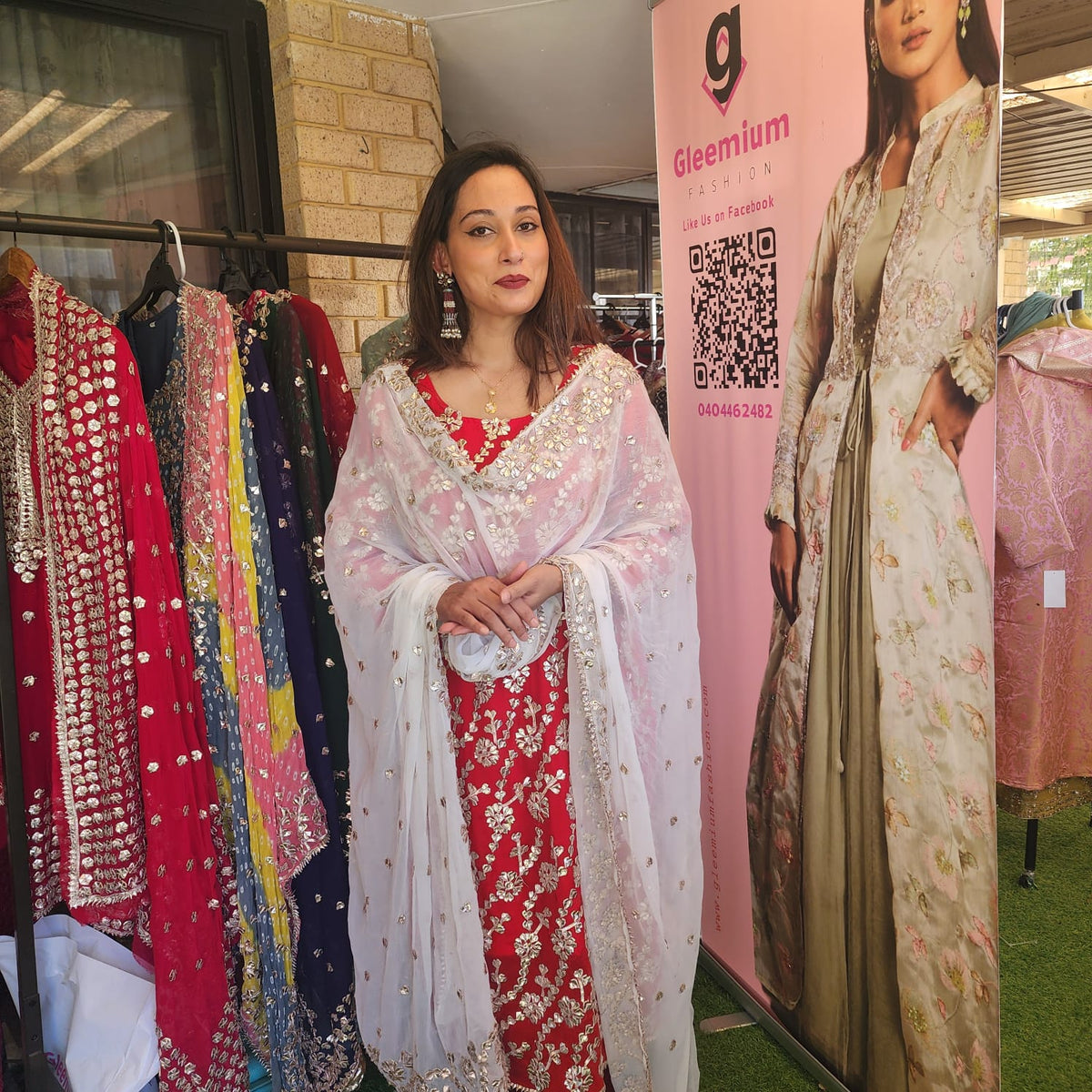 Pakistani Chiffon Gota Patti Suit – Elegant Ethnic Wear for Women