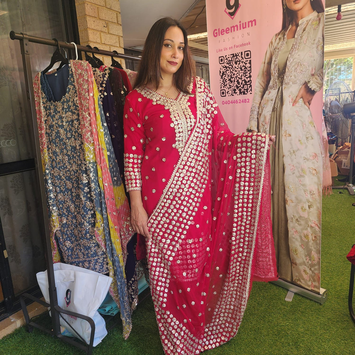 Gota Patti Pakistani Salwar Kameez for Women – Chiffon Grace