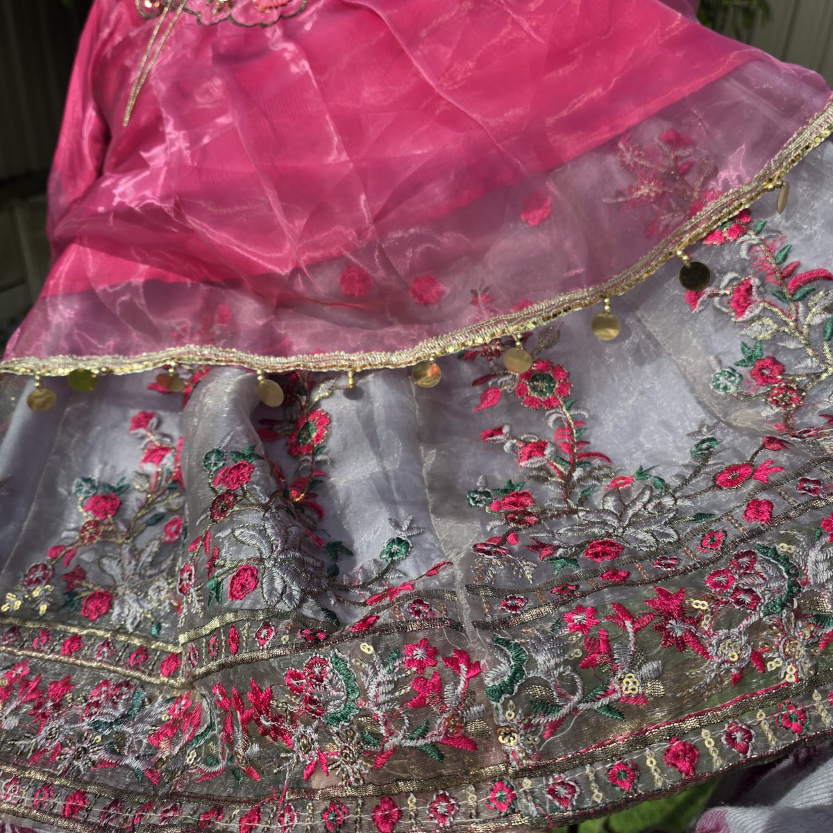 Multicolor Cotton Lehenga for Kids – Vibrant Festive Wear