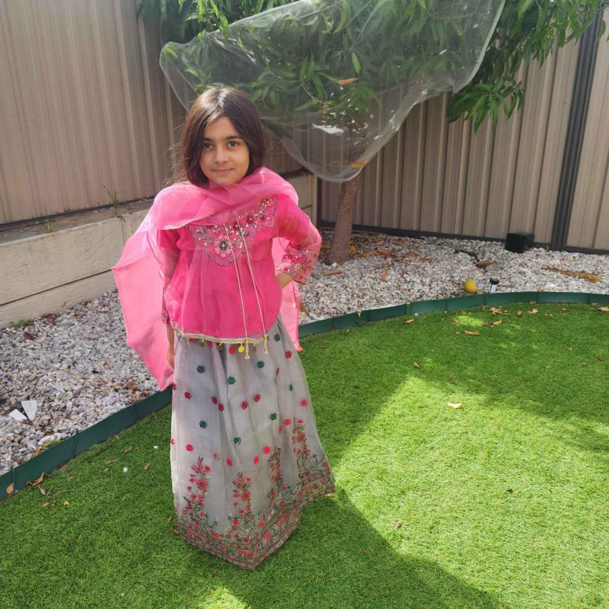 Multicolor Cotton Lehenga for Kids – Vibrant Festive Wear