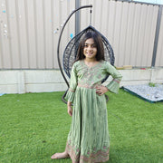 Silk Anarkali Gown for Kids – Elegant Wear for Girls 6