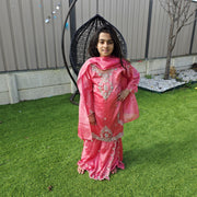 Silk Sharara Suit for Girls – Festive Ethnic Wear for Kids 11