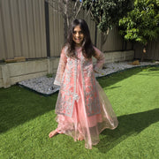 Elegant Kids Gown in Organza – Festive & Party Wear for Girls 13