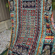 Velvet Winter Shawl with Mirror & Sequence Work – Ladies Shawl 12