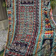Velvet Winter Shawl with Mirror & Sequence Work – Ladies Shawl 8