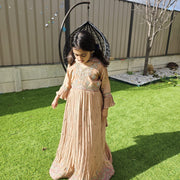 Silk Anarkali Gown for Kids – Regal Ethnic Wear for Girls 6