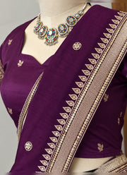 Diwali Half Saree Lehenga – Soft Silk Zari Woven Langa Voni with Embroidered Vichitra Dupatta 12