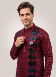 Diwali Heavy Sequin Kurta for Men – Sequin & Mirror Work Kurta in 10 Designs with Optional Pyjama 6