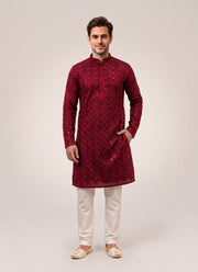 Diwali Heavy Sequin Kurta for Men – Sequin & Mirror Work Kurta in 10 Designs with Optional Pyjama 1