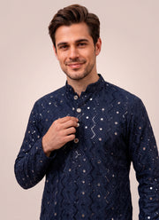 Diwali Heavy Sequin Kurta for Men – Sequin & Mirror Work Kurta in 10 Designs with Optional Pyjama 24