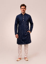 Diwali Heavy Sequin Kurta for Men – Sequin & Mirror Work Kurta in 10 Designs with Optional Pyjama 22