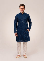 Diwali Heavy Sequin Kurta for Men – Sequin & Mirror Work Kurta in 10 Designs with Optional Pyjama 13