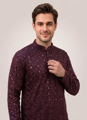 Diwali Heavy Sequin Kurta for Men – Sequin & Mirror Work Kurta in 10 Designs with Optional Pyjama 12