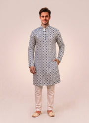 Diwali Heavy Sequin Kurta for Men – Sequin & Mirror Work Kurta in 10 Designs with Optional Pyjama 28