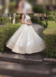 Diwali Navratri Chaniya Choli – Rayon Lehenga with Gamthi Mirror Work Choli & Cowrie Shell Lace 20