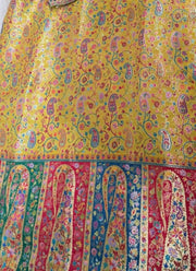 Diwali Yellow Paisley Kani Silk Suit – Jamawar Weave & Kani Dupatta 4