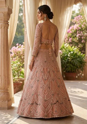 Premium Soft Net Lehenga with Sequins Work 9