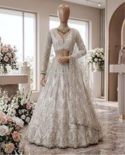 Premium Soft Net Lehenga with Sequins Work 8