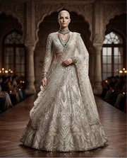 Premium Soft Net Lehenga with Sequins Work 3