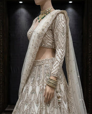 Premium Soft Net Lehenga with Sequins Work 5