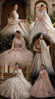Premium Soft Net Lehenga with Sequins Work 10