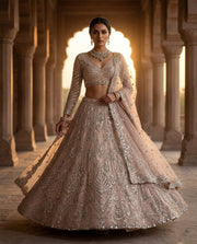 Premium Soft Net Lehenga with Sequins Work 15