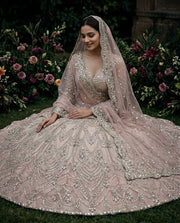 Premium Soft Net Lehenga with Sequins Work 3