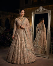 Premium Soft Net Lehenga with Sequins Work 7