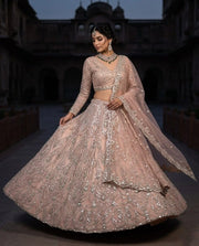 Premium Soft Net Lehenga with Sequins Work 8