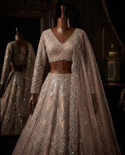Premium Soft Net Lehenga with Sequins Work 11
