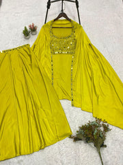 Designer Mirror Work Outfit 9