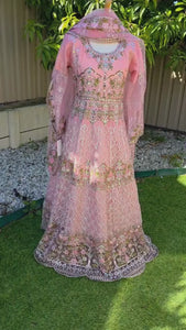 Pink Pakistani Anarkali Suit