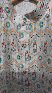 Multicolor Kids Kurta Pajama – Silk Kurta with Cotton Pyjama