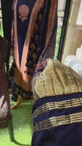 Green Ajrak Salwar Suit